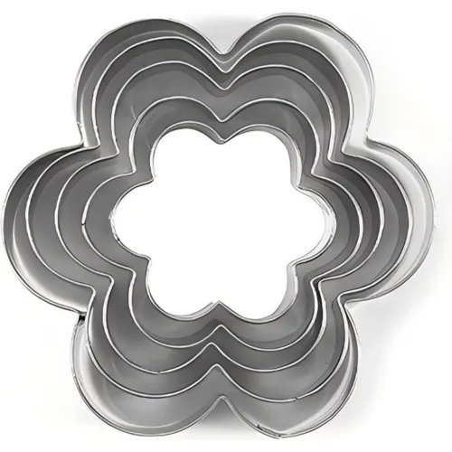 ICHIMATSU Plateado modelo Molde Acero X 5 Pza Mod. Flor Adu100302 plateados 2025110422461775125