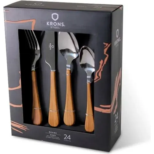 INVERSIERRA  modelo Set Cubiertos X 24 Pz Wood 32100005invs 2025110422461775176  