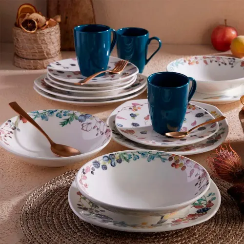 VAJILLAS CORONA Vajilla 4/16 Evry Vl143h040116 Hogar Corodesco