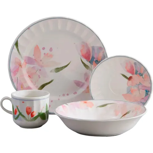 VAJILLAS CORONA Blanco modelo Vajilla 4/16 Arles Vl135h040116 Hogar Corona 2025110422461775263  