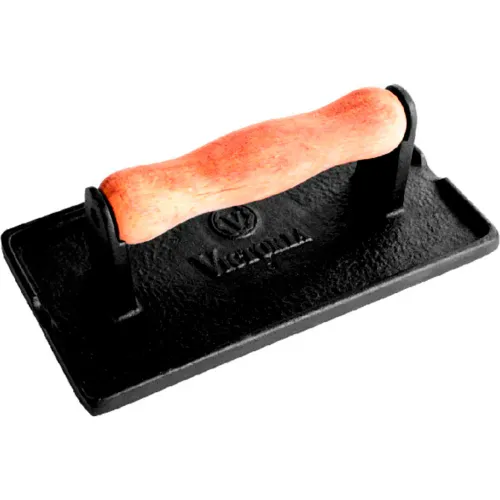 VICTORIA Negro modelo Plancha Parrillera (Pisador De Carnes) 22 Cm Esmaltado 33897 Victoria negros 2025110422461775302