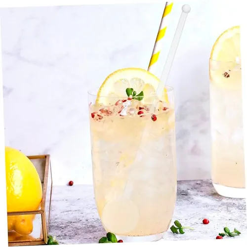 MERCANTIL TAY LONG Removedor Cocktail Plast. Disco Transp.X 100 Pz (Ss7826)