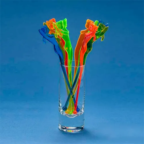 MERCANTIL TAY LONG Removedor Cocktail Plast. Sirenita X100 Pz (Ss7801)