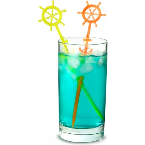 MERCANTIL TAY LONG Removedor Cocktail Plast. Timon X 100 Pz (Ss7819)