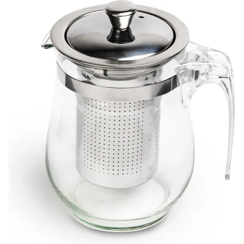 ICHIMATSU Tetera Vidrio C/Filtro Infus 500 Ml T/Metal Asy-C500z