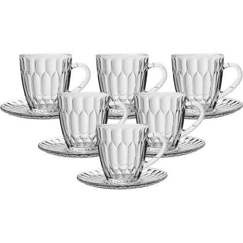 ICHIMATSU Transparente modelo Set X 6 Pza Taza C/P Cafe Old 100 Ml Oct-Zs109504 transparentes 2025110422461775455  