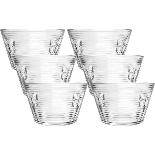 ICHIMATSU Transparente modelo Set X 6 Pza Dulcera Mariposa 260 Ml Oct-W156240 transparentes 2025110422461775467  