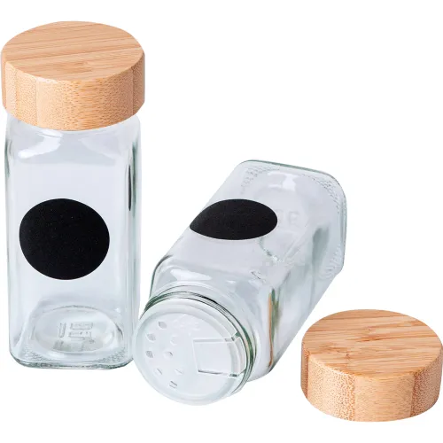 ICHIMATSU Set X 2 Saleros Con Tapa De Bambu