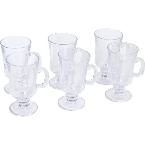 ICHIMATSU Transparente modelo Set X 6 Copa Iris Coffee 8.6 Oz /255 Ml Z2910 transparentes 2025110422461775512