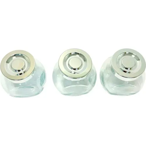 ICHIMATSU Set X 3 Pza Especieros De Vidrio 200ml