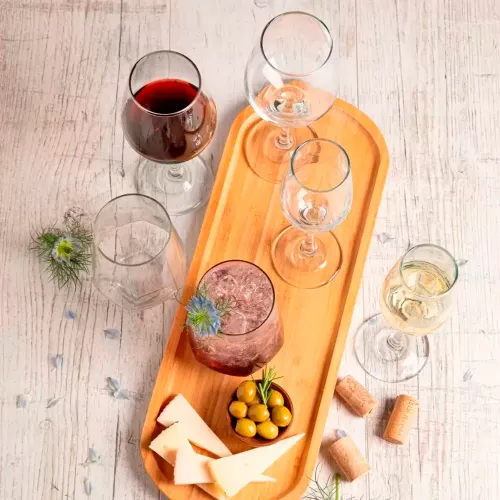 CRISTAR Set Brunello X 4 Pz X 3 Modelos De Copas Diferentes