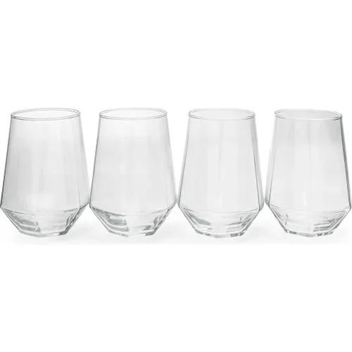 CRISTAR Set Brunello X 4 Pz X 3 Modelos De Copas Diferentes