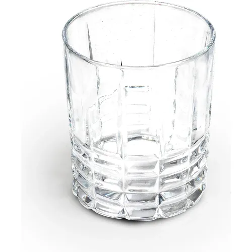 ICHIMATSU Set X 6 Vaso Bajo Labrado Transp 315ml #5412aichimatsu