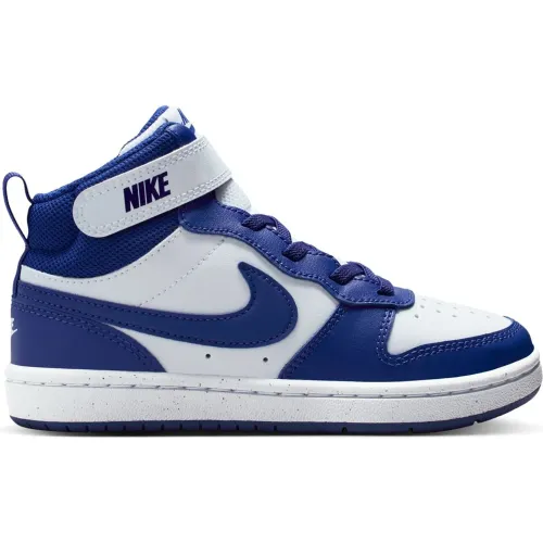 Nike Azul de Niña / Niño modelo Zapatillas Urbanas Niños Court Borough Mid 2 azules blancos textiles niña 2025110615072979992 Textil Eva
