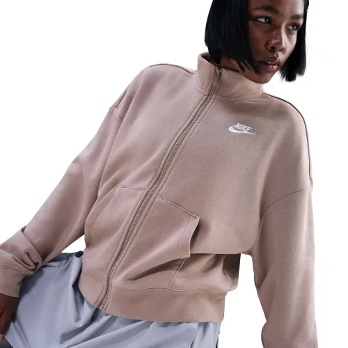 Nike Casaca Sportswear Mujer Club Fleece Loose Track
