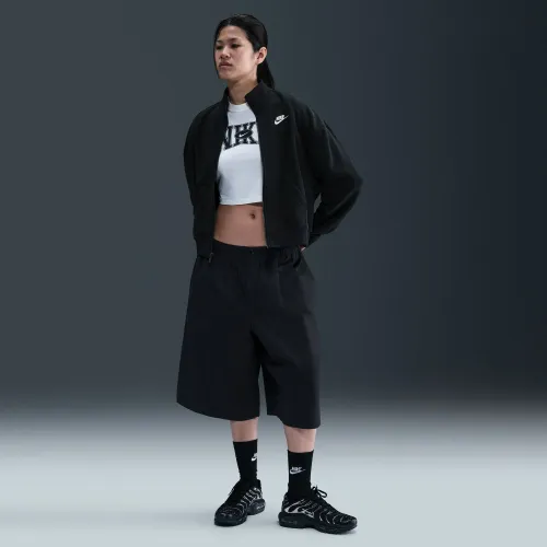 Nike Casaca Sportswear Mujer Club Fleece Loose Track