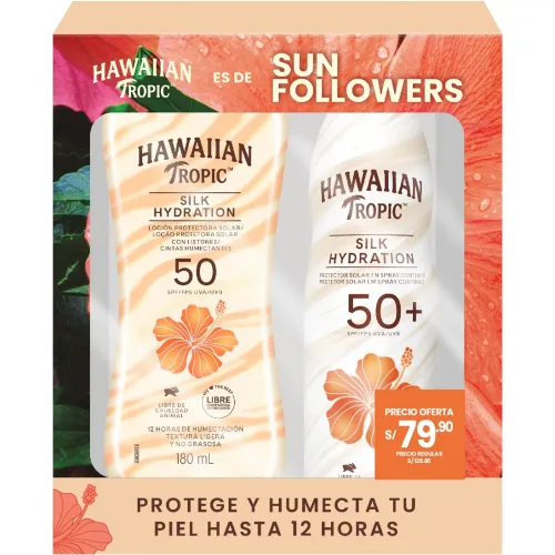 HAWAIIAN TROPIC Varios modelo Pack Protector Solar Hawaiian Tropic Silk Hydration: Loción + Spray varios 2025110723223415705  
