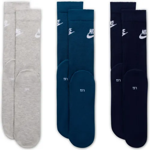 Nike Medias Largas Hombre Everyday Essential - 3 Pares