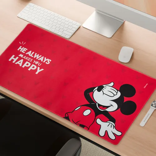 Mickey Rojo modelo Mouse Pad Desk Mickey Mouse Drm10 rojos rojas roja blancos blanca blancas 2025111123112664108