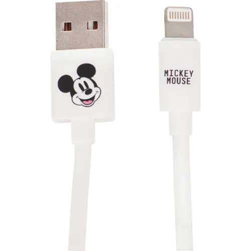 Mickey Blanco Cable Cargador Mickey Lightning Drm10