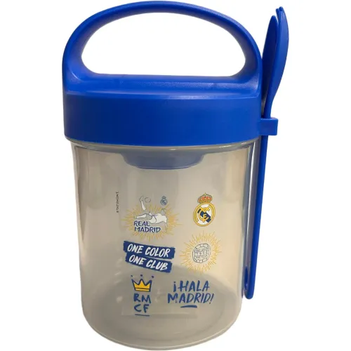 REAL MADRID Azul modelo Contenedor + Cuchara 560ml Real Madrid azules 2025111214581801987