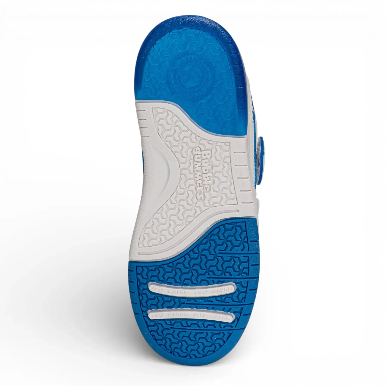 Zapatillas Bubble Gummers Urbanas Niño Dakar color blanco / azul | Platanitos