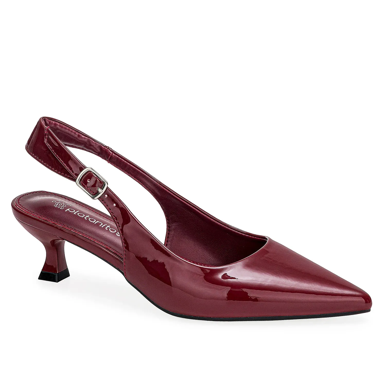 Platanitos Calzado Platanitos Vestir Dama Cv Talia2 color guinda | Platanitos