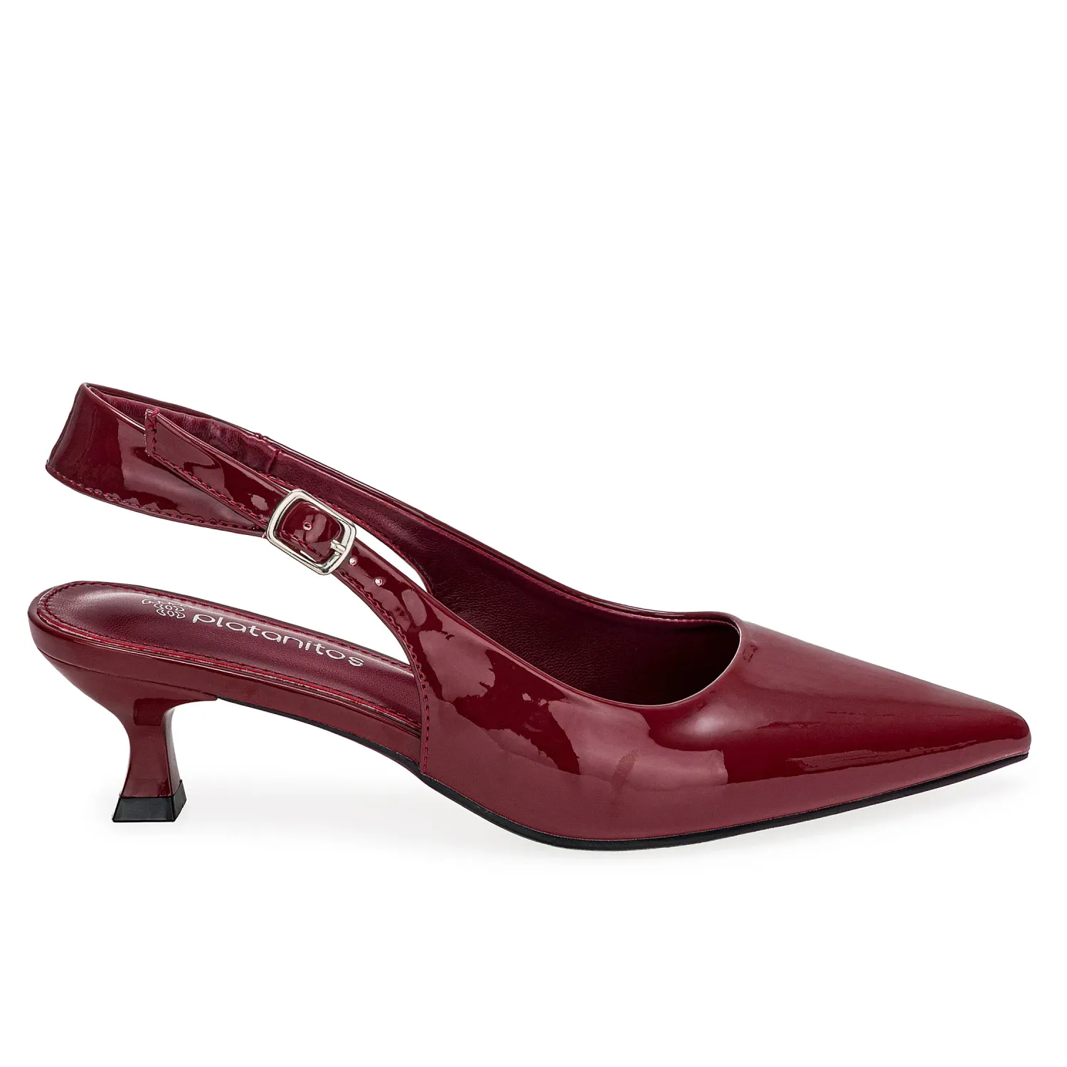 Platanitos Calzado Platanitos Vestir Dama Cv Talia2 color guinda | Platanitos