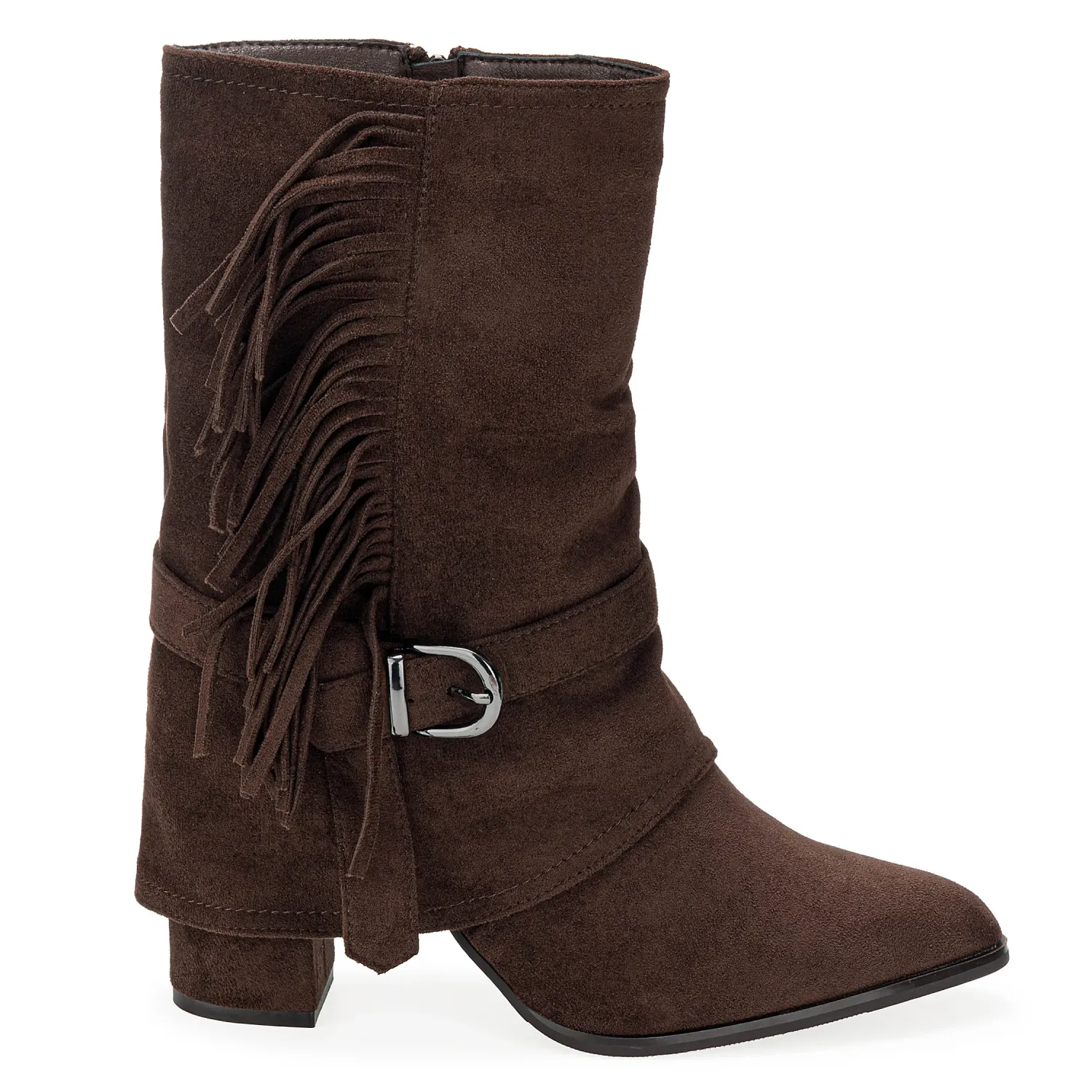 Botin Platanitos Dama Bt Itza color marron oscuro. | Platanitos