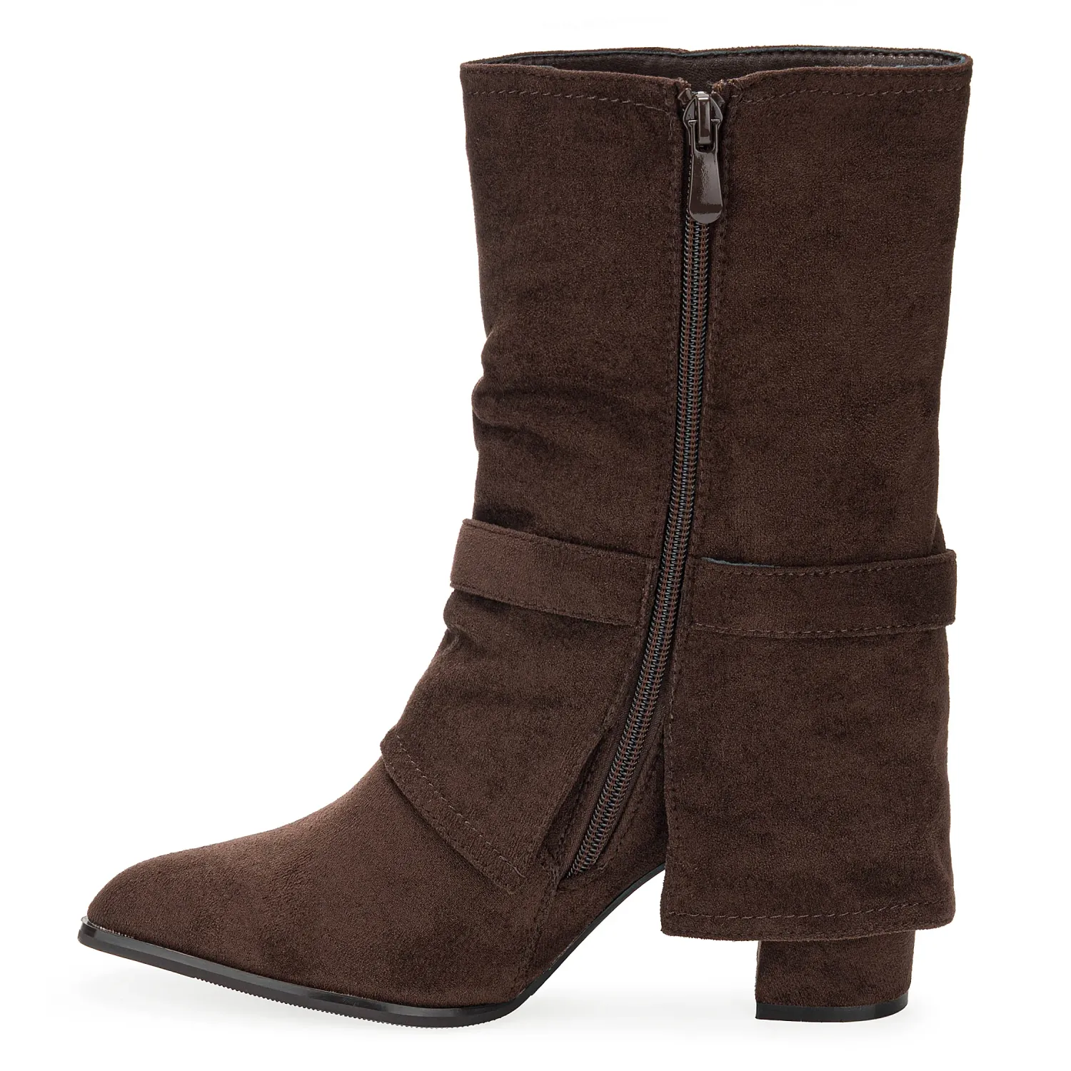 Botin Platanitos Dama Bt Itza color marron oscuro. | Platanitos