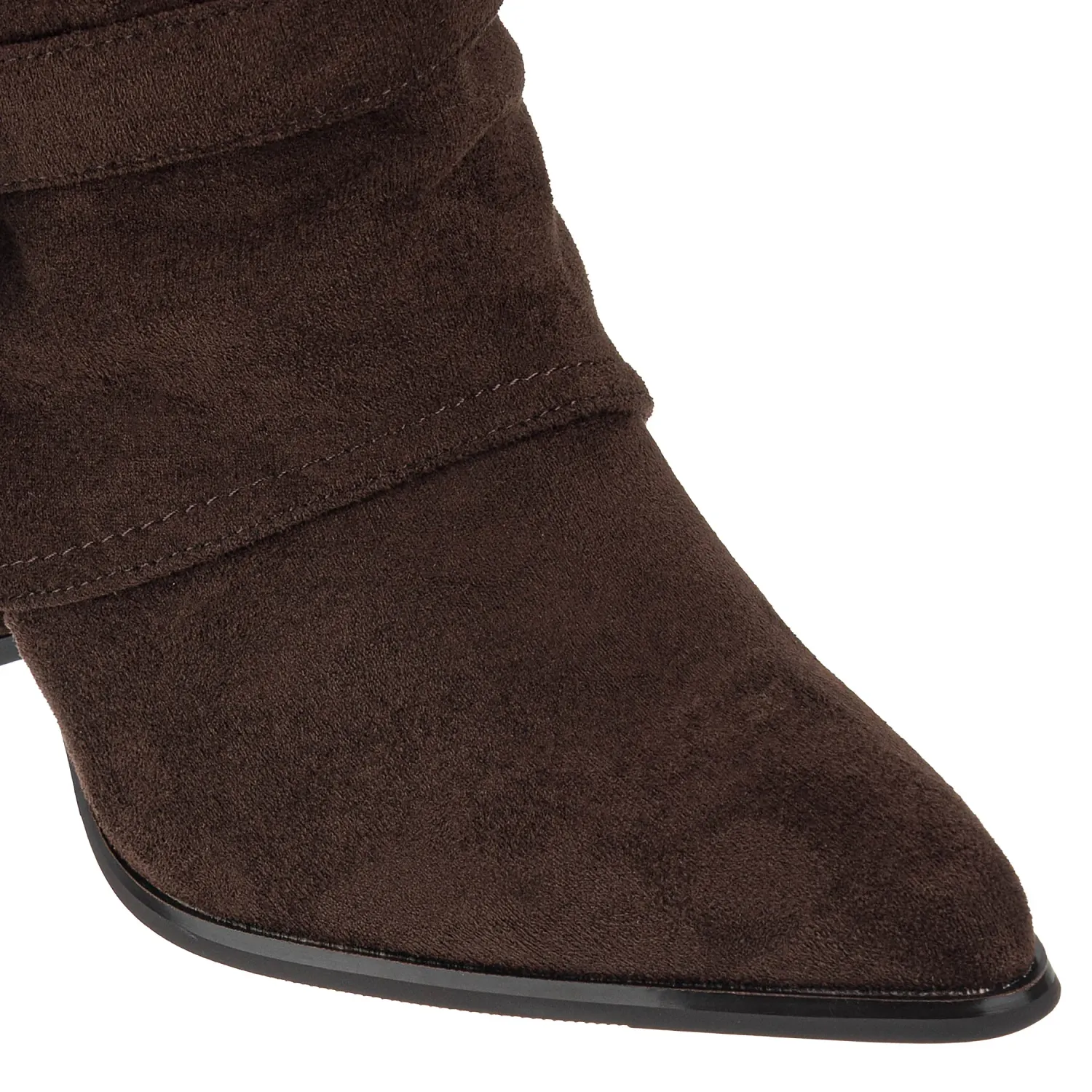 Botin Platanitos Dama Bt Itza color marron oscuro. | Platanitos