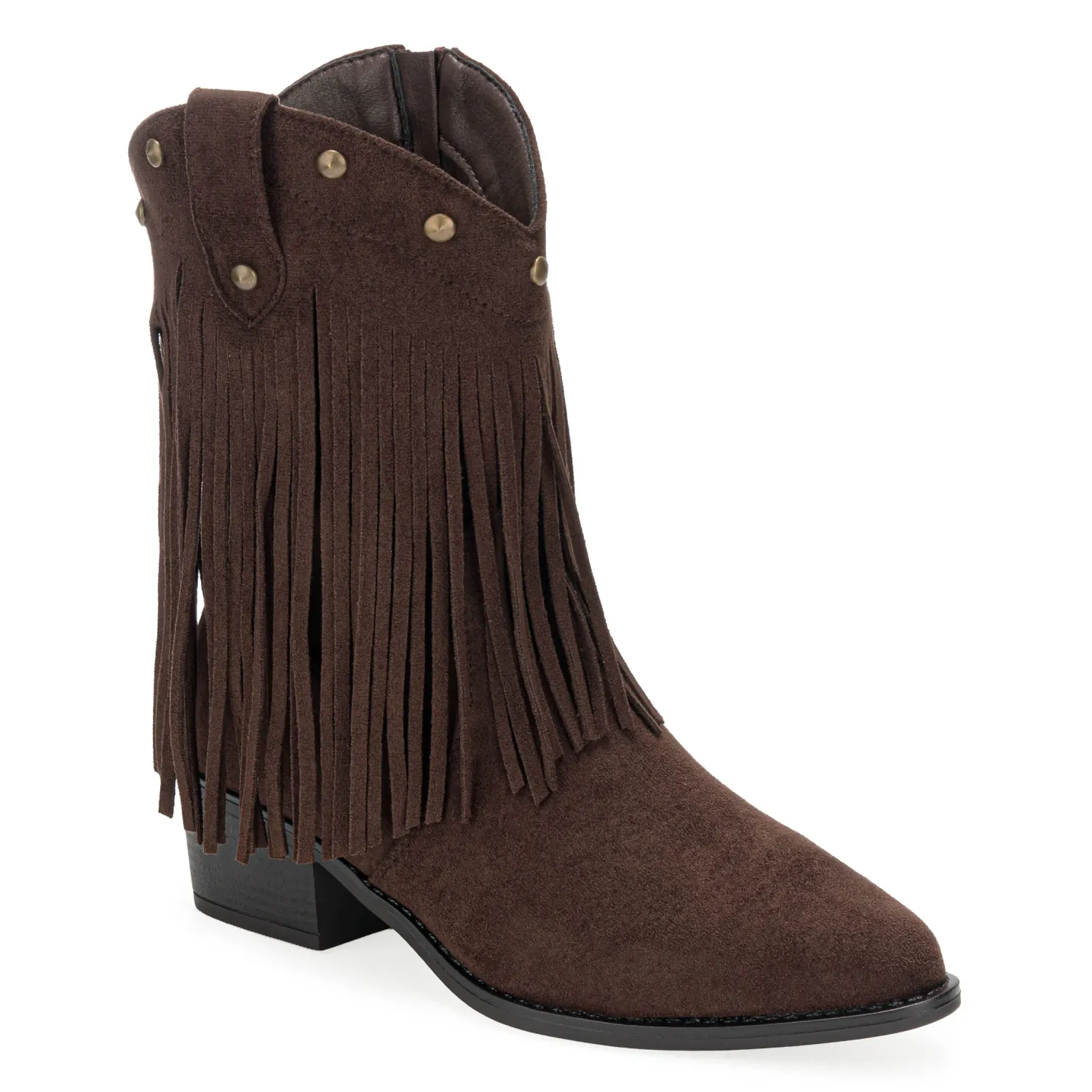 Botin Platanitos Dama Bt Jalisco color marron oscuro. | Platanitos