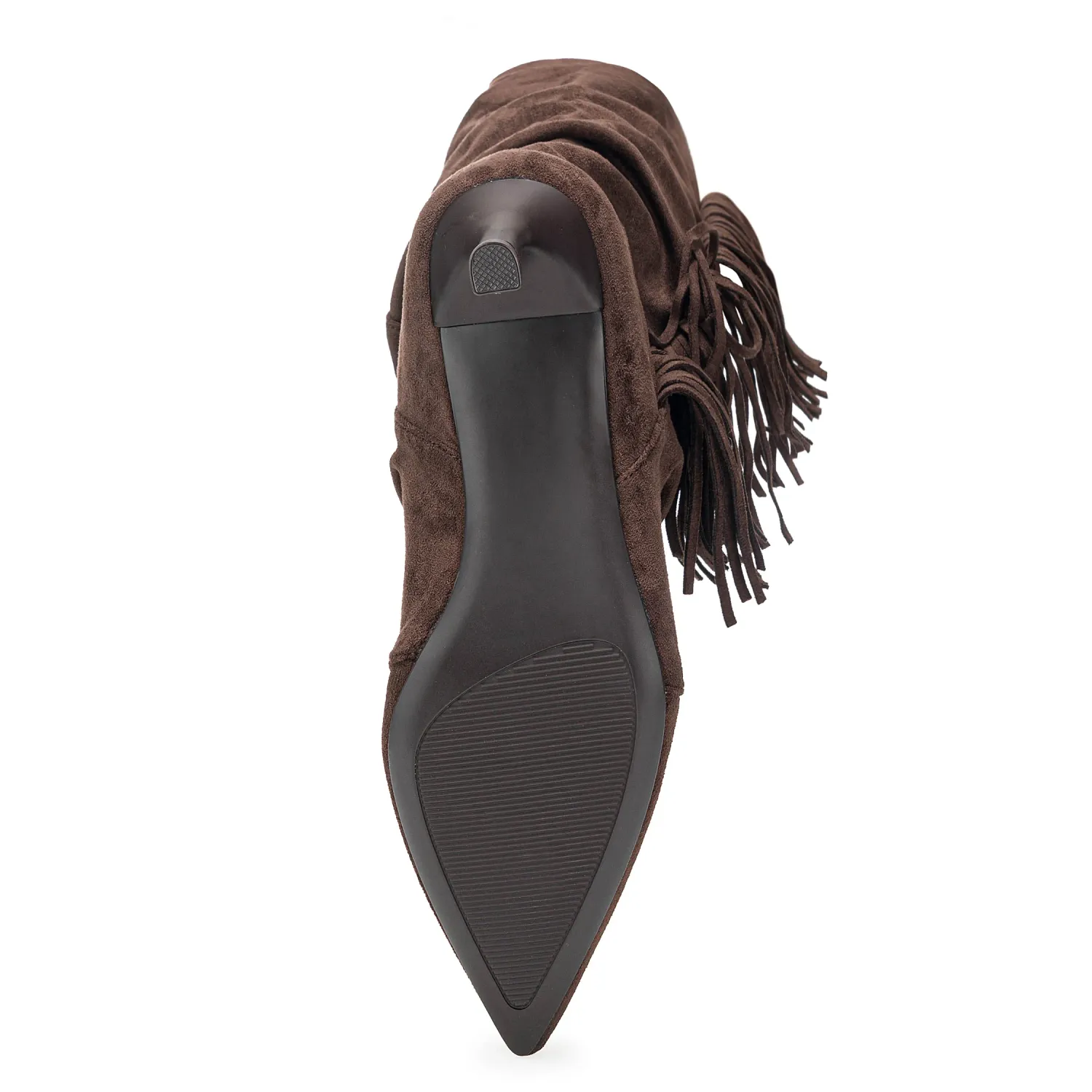 Bota Platanitos Dama Bmv Oaxaca color marron oscuro. | Platanitos