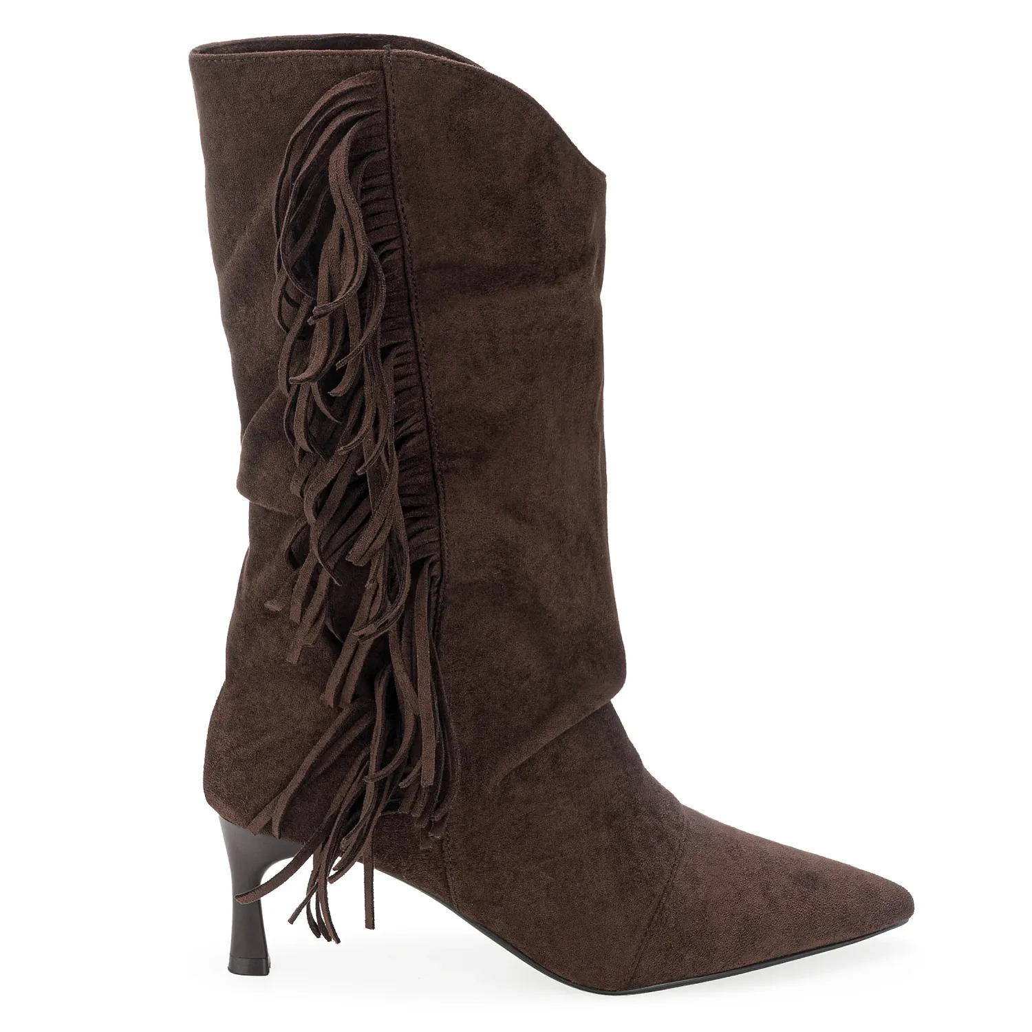 Bota Platanitos Dama Bmv Oaxaca color marron oscuro. | Platanitos