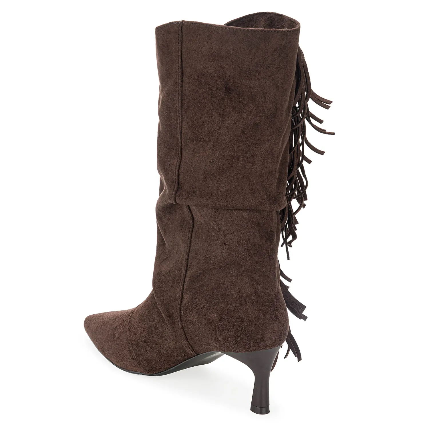 Bota Platanitos Dama Bmv Oaxaca color marron oscuro. | Platanitos