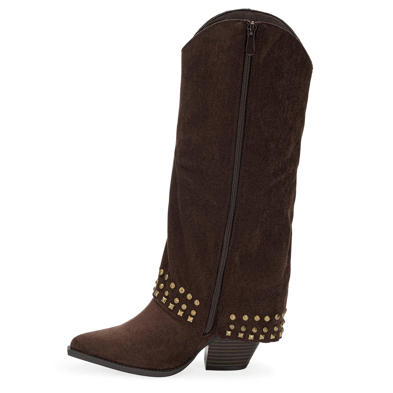 Bota Platanitos Dama Bbt Allende color marron oscuro. | Platanitos