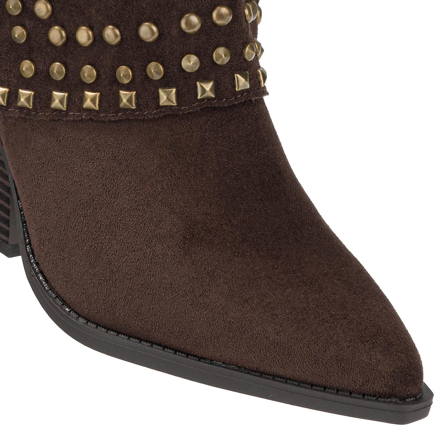 Bota Platanitos Dama Bbt Allende color marron oscuro. | Platanitos