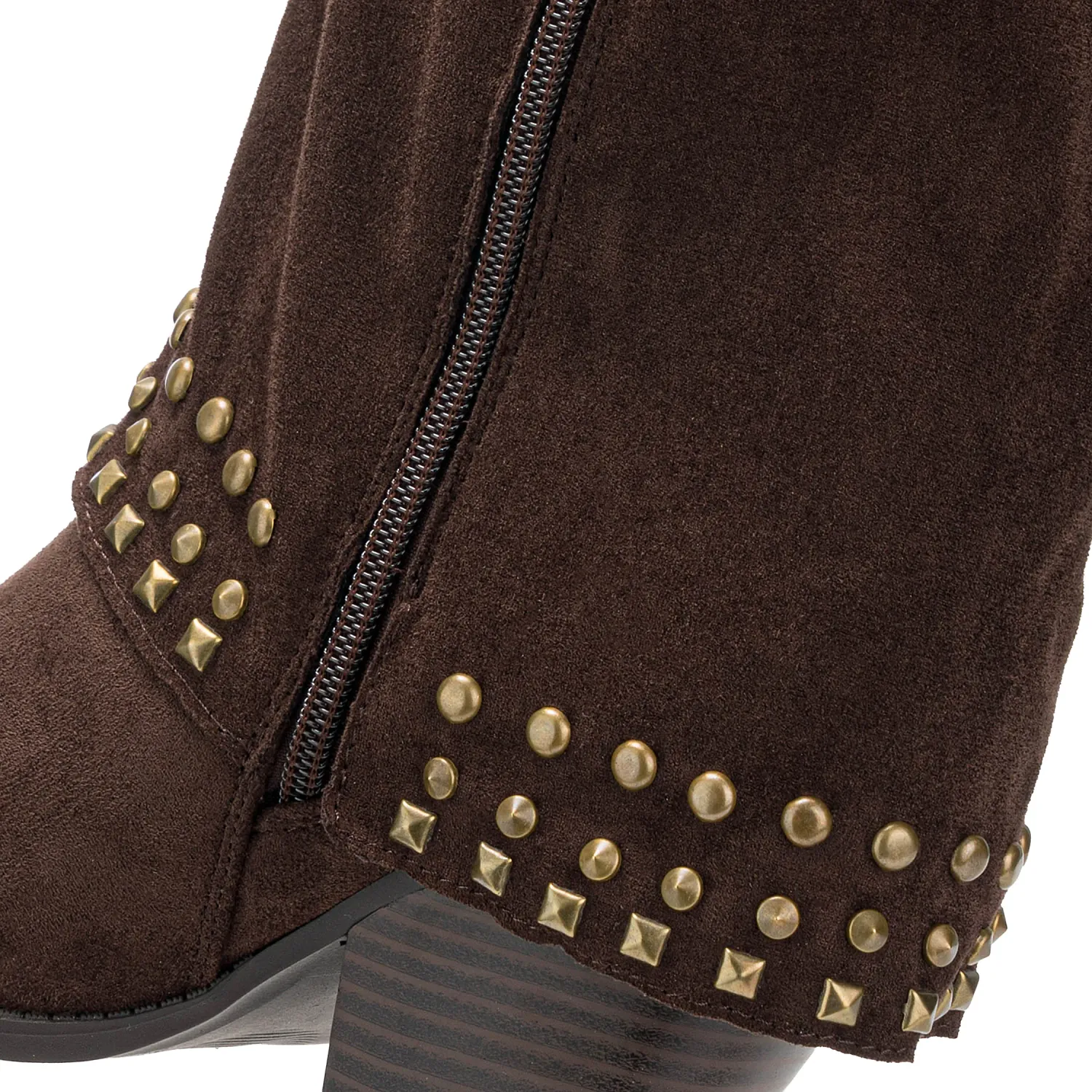 Bota Platanitos Dama Bbt Allende color marron oscuro. | Platanitos