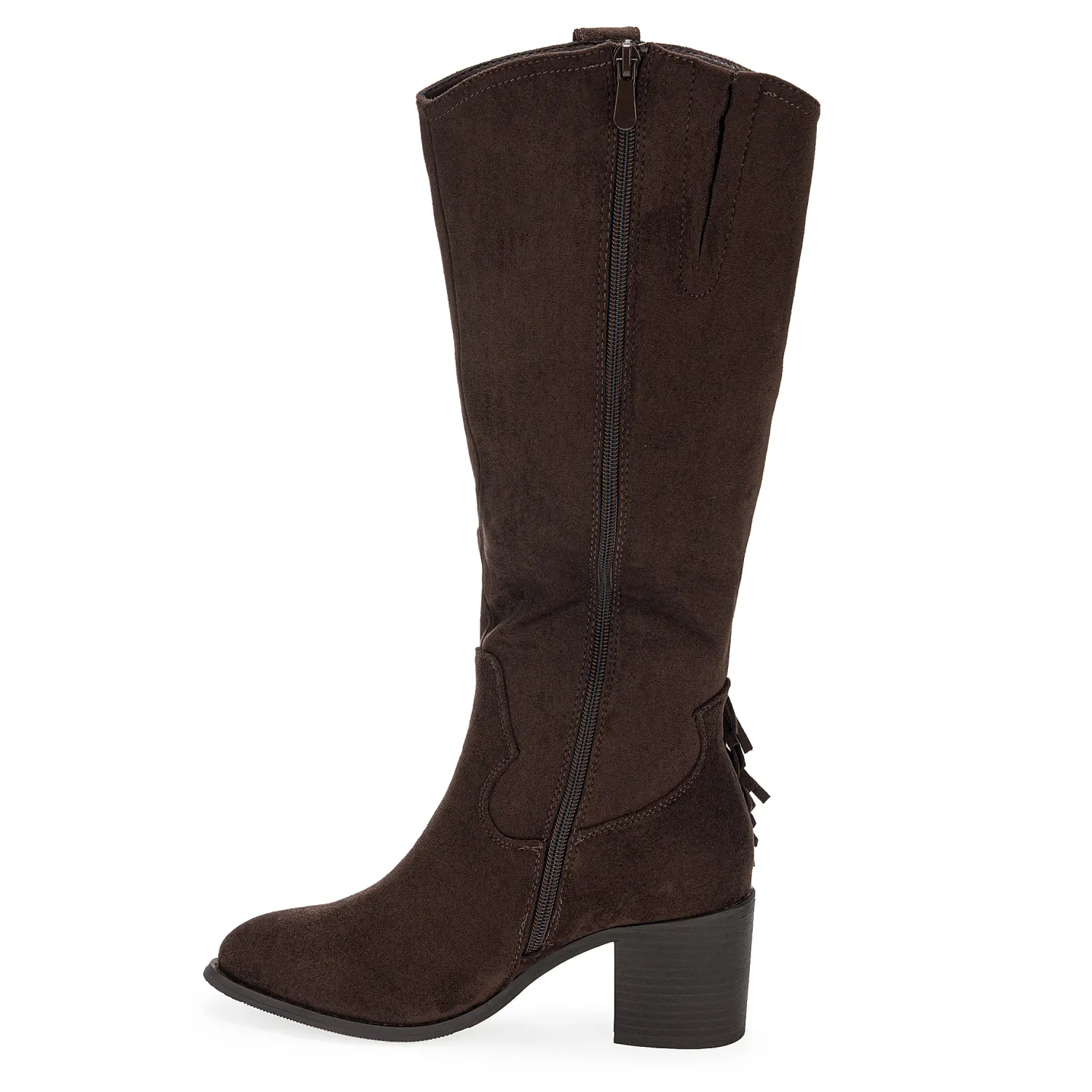 Bota Platanitos Dama Bbt Maya color marron oscuro. | Platanitos