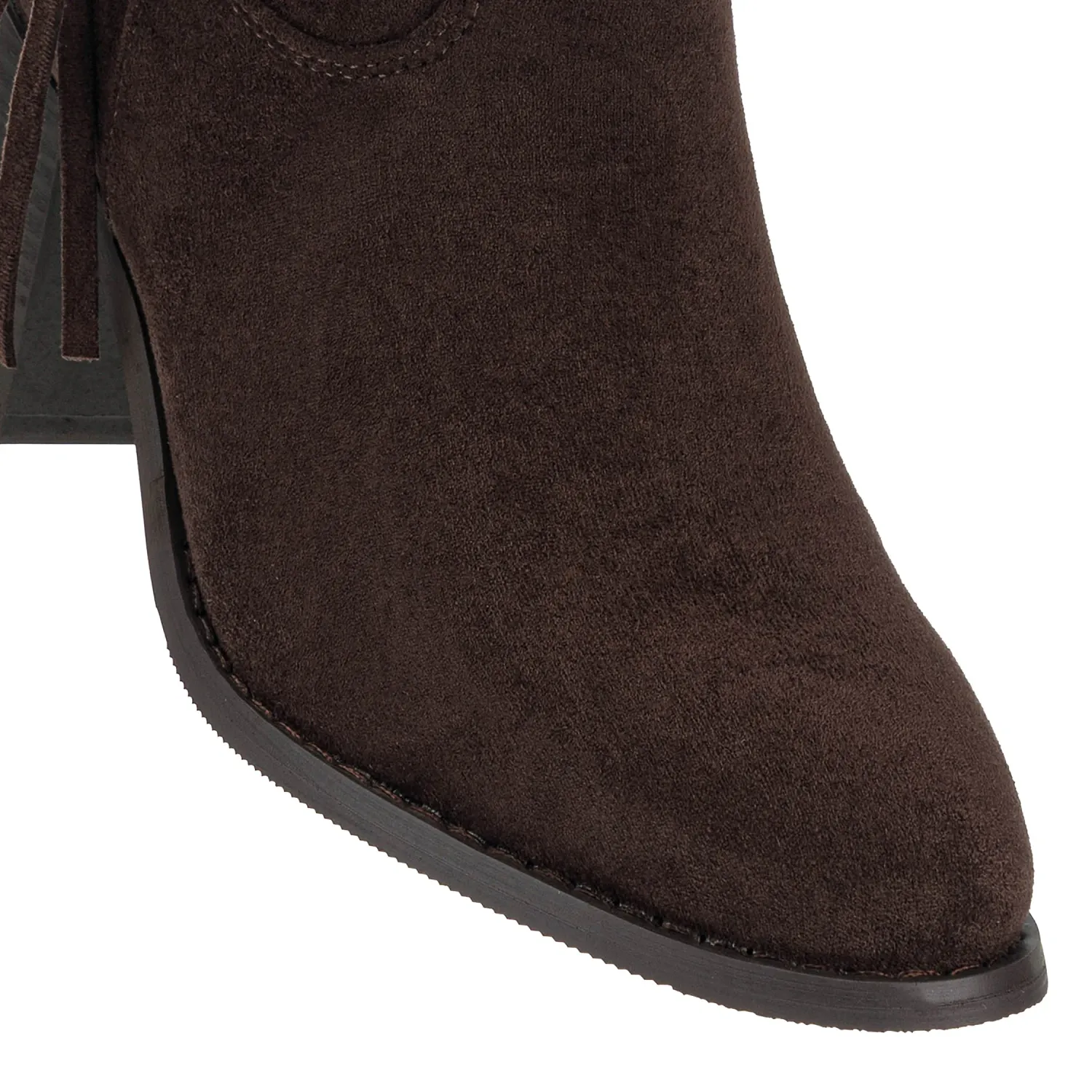 Bota Platanitos Dama Bbt Maya color marron oscuro. | Platanitos