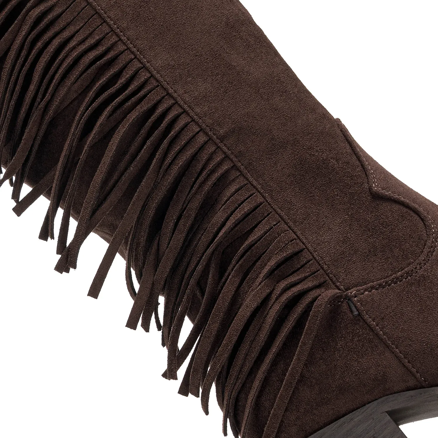 Bota Platanitos Dama Bbt Maya color marron oscuro. | Platanitos