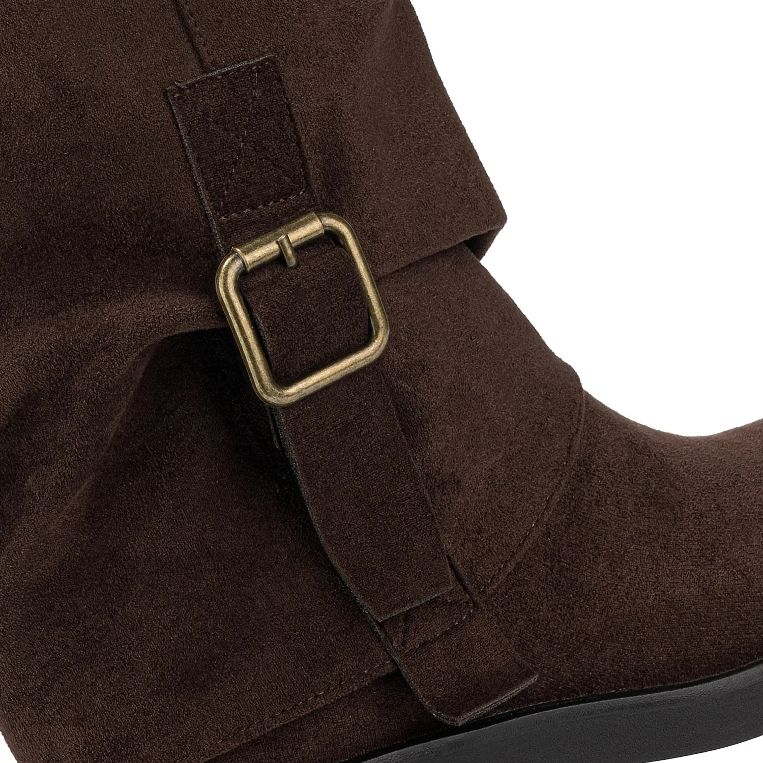 Botin Platanitos Dama Bt Toluca1 color marron oscuro. | Platanitos