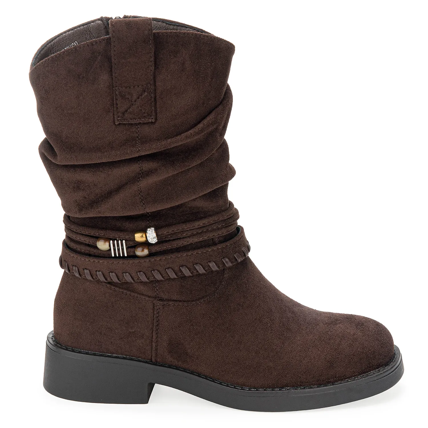 Botin Platanitos Dama Bt Toluca2 color marron oscuro. | Platanitos