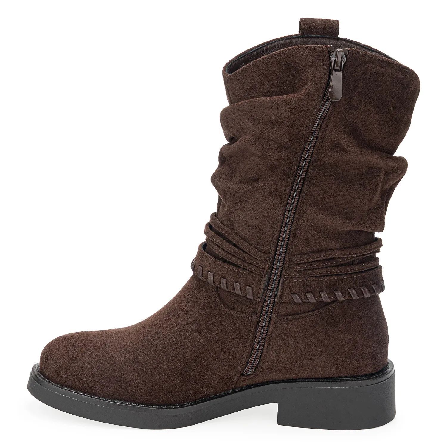 Botin Platanitos Dama Bt Toluca2 color marron oscuro. | Platanitos