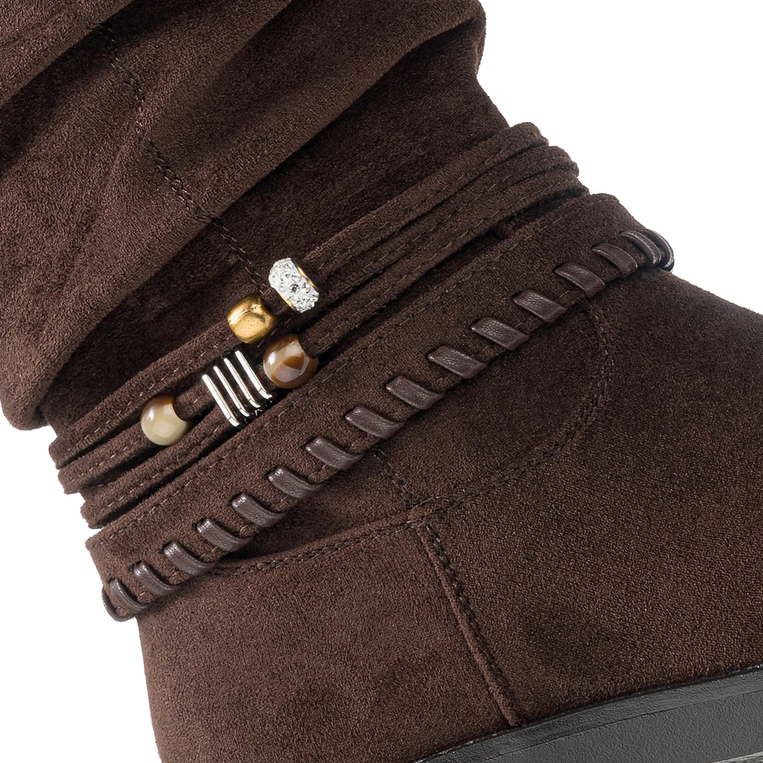 Botin Platanitos Dama Bt Toluca2 color marron oscuro. | Platanitos