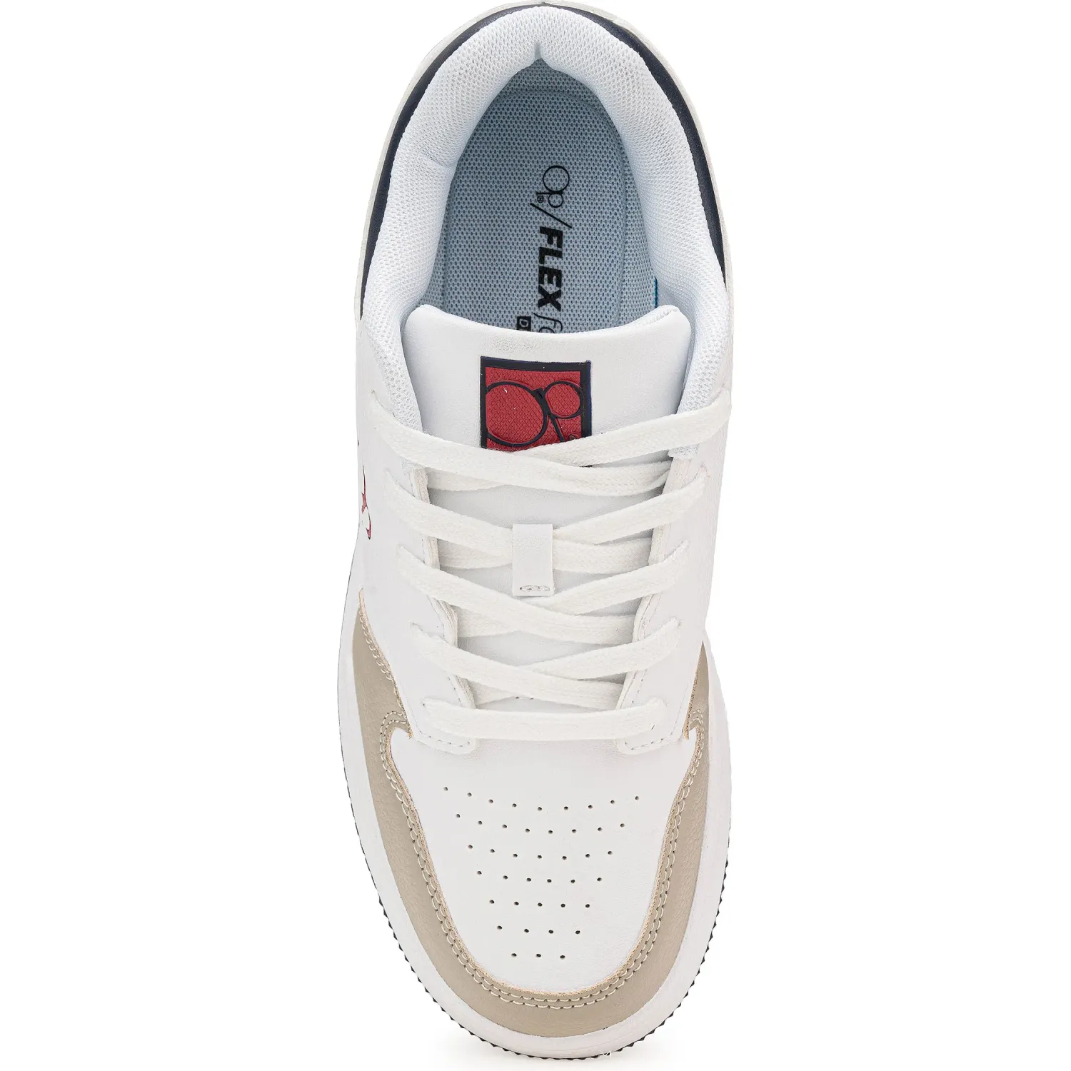 Ocean Pacific Zapatillas Ocean Pacific Urbanas Hombre Elion-H25q color blanco / beige | Platanitos