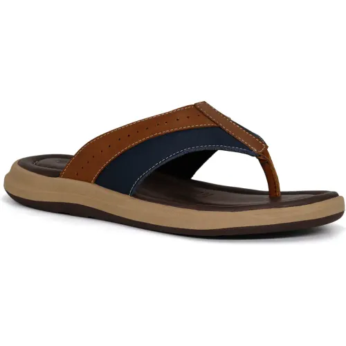 CONTERS Sandalias Casuales De Cuero Para Hombre Kn25q3-845