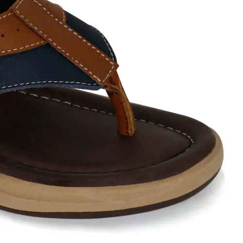 CONTERS Sandalias Casuales De Cuero Para Hombre Kn25q3-845