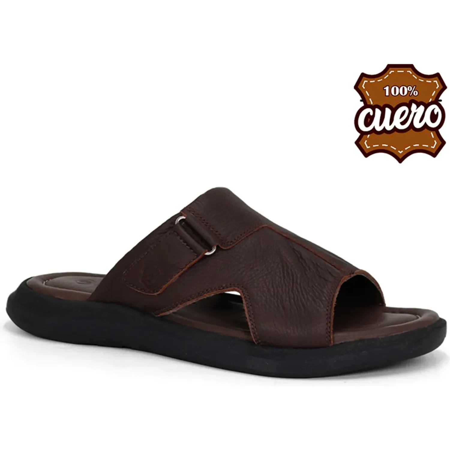 Sandalias Conters Casuales De Cuero Para Hombre Kn25q3-842 color canela | Platanitos