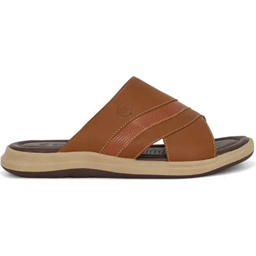 CONTERS Sandalias Casuales De Cuero Para Hombre Kn25q3-838